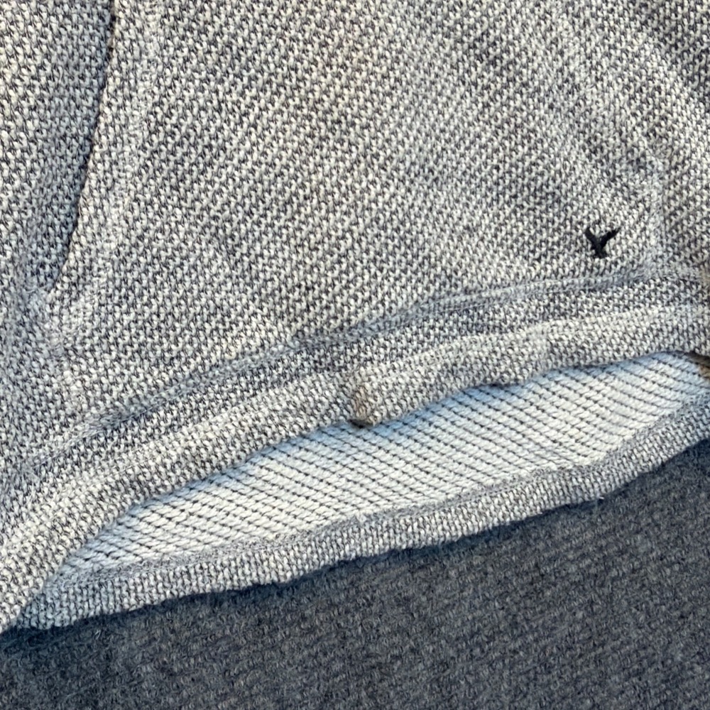 Grey American Eagle Outfitters Baja hoodie size small Vintage - Picture 7 of 8